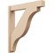 Ekena Millwork 5 1/2-in W x 30-in D x 34-in H Funston Block Rough Cedar Woodgrain TimberThane Outlooker, Primed Tan OUTUR055X30X34FST44RCPR - alternate 1